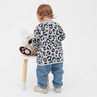 Джемпер вязаный Крошка Я Leo Baby рост 68-74 см, темно-серый - фото 27472581