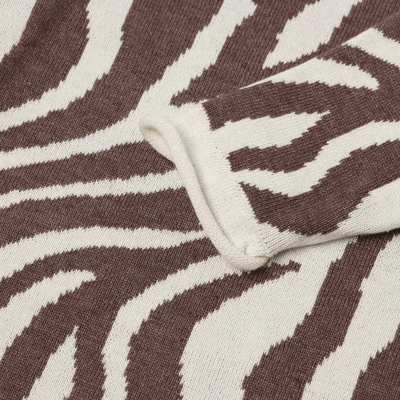 Джемпер для девочки вязаный «Крошка Я» Zebra рост 74-80 см, цвет молочный