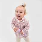 Джемпер вязаный Крошка Я Leo Baby рост 74-80 см, розовый 10331566