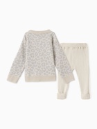 Костюм вязаный Крошка Я Leo Baby рост 92-98 см, серый - Фото 6