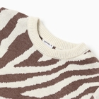 Костюм вязаный Крошка Я Zebra рост 68-74 см, молочный 10331587 - фото 12574399