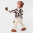 Костюм вязаный Крошка Я Zebra рост 68-74 см, молочный 10331587 - фото 12574398
