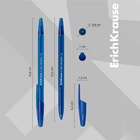 Набор ручек шариковых 4 штуки ErichKrause R-301 Stick Original узел 1.0мм, цвет синий 10603536 - фото 1843601