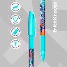 Набор ручек шариковых 4 штуки ErichKrause U-109 Stick&Grip Tropical узел 1.0мм, цвет синий - Фото 4