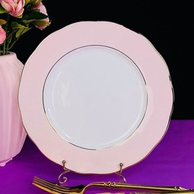 Набор тарелок Lenardi Pink, фарфор, d=27 см, 6 шт