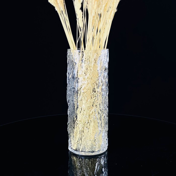 Ваза декоративная для цветов Lenardi, стекло, 29.5 см