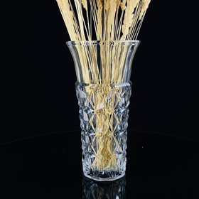 Ваза декоративная для цветов Lenardi, стекло, 28 см