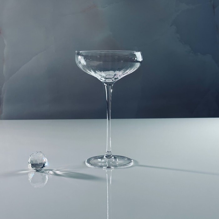 Набор бокалов для мартини Lenardi, стекло, 240 мл, 2 шт - Фото 1