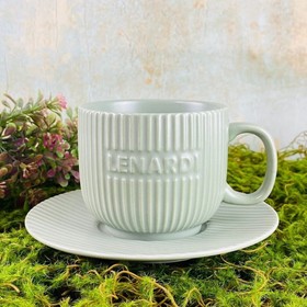 Чайный набор Lenardi, фарфор, 290 мл, 12 предметов
