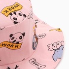 Панама детская "Зверушки" MINAKU, цв,розовый , р-р 50 - фото 807665006