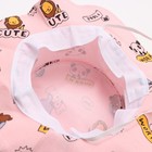 Панама детская "Зверушки" MINAKU, цв,розовый , р-р 50 - фото 807665007