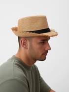 Шляпа мужская MINAKU, цвет светло-коричневый, р-р 58 - фото 24435348