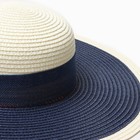 Шляпа женская MINAKU, цв. синий, р-р 58 - Фото 3