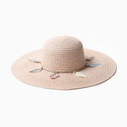 Шляпа женская MINAKU, цв. розовый, р-р 58 - фото 321734754
