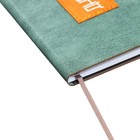 Дневник универсальный для 1-11 классов "Геометрия", твёрдая обложка из искусственной кожи, шелкография, ляссе, 48 листов, коричнево-бирюзовый - фото 24489911