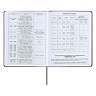 Дневник универсальный для 1-11 классов "Геометрия", твёрдая обложка из искусственной кожи, шелкография, ляссе, 48 листов, сизо-чёрный - фото 24489934