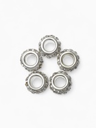 Шарм бусина «Шамбала» монпансье, для творчества, белые - Фото 2