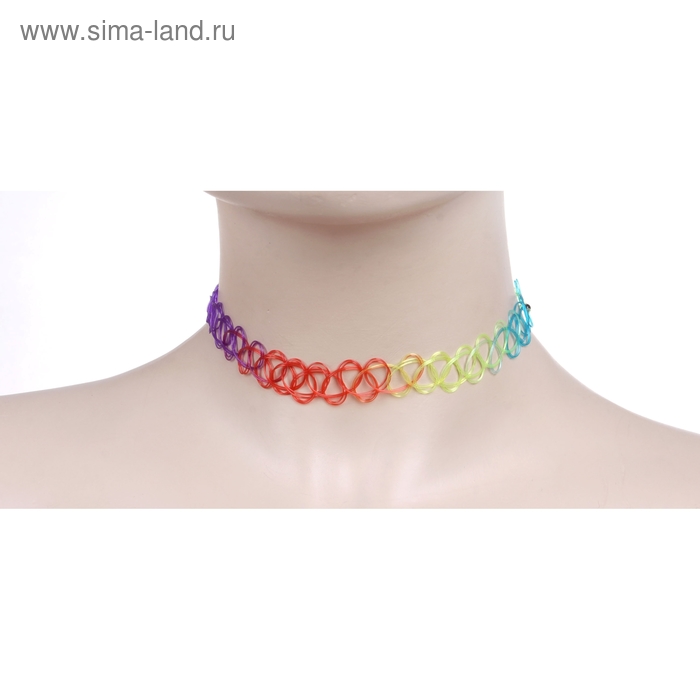 Чокер «Радуга» цветной - Фото 1