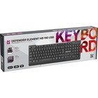 Клавиатура Defender Element HB-190, проводная, мембранная, 104 клавиши, USB, чёрная - Фото 2