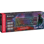Клавиатура Defender Dark Arts GK-375, игровая,проводная,механическая,подсв,87 кл,USB,черная - Фото 7