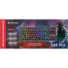 Клавиатура Defender Dark Arts GK-375, игровая,проводная,механическая,подсв,87 кл,USB,черная - Фото 8