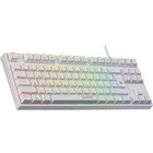 Клавиатура Defender Ivory GK-579, игровая,проводная,механическая,подсветка,87 кл,USB,белая - фото 51577105 Клавиатура Defender Ivory GK-579, игровая,проводная,механическая,подсветка,87 кл,USB,белая - фото 51577105