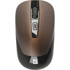 Мышь Defender Wave MM-995, беспроводная, оптическая,1600 dpi, 1xАA (не в компл), коричневая - фото 51577327 Мышь Defender Wave MM-995, беспроводная, оптическая,1600 dpi, 1xАA (не в компл), коричневая - фото 51577327