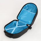 Чемодан детский 18", отдел на молнии, цвет чёрный - фото 24490122