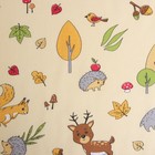 КПБ Лесные друзья бежевый 110х150см, 90х150см, 40х60см, бязь 120г/м, хл100% - фото 24569989