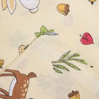 КПБ Лесные друзья бежевый 110х150см, 90х150см, 40х60см, бязь 120г/м, хл100% - фото 24569990