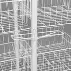 Стойка универсальная «Для зонтов» 10 корзин, металл, 82.5×40×160 см, белый - Фото 6