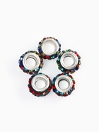 Шарм бусина «Шамбала» монпансье, для творчества, цветная в серебре - Фото 3