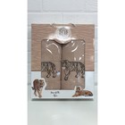 Набор махровых полотенец Diva Afrodita «Тигр» Lux, 430 гр, размер 50х90 см, 70х140 см - фото 110543643