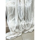Плед 1.5 сп Diva Afrodita, велсофт, размер 150х200 см, цвет белый - Фото 4