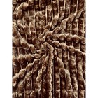 Плед 1.5 сп Diva Afrodita, велсофт, размер 150х200 см, цвет тёмно-коричневый - Фото 2