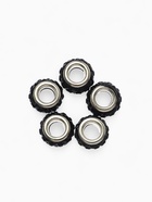 Шарм бусина «Шамбала» монпансье, для творчества, чёрные в серебре - Фото 3