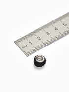 Шарм бусина «Шамбала» монпансье, для творчества, чёрные в серебре - Фото 2