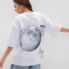Футболка женская MIST Moon, белый, р.48 - Фото 4