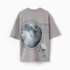 Футболка женская MIST Moon, светло-серый, р.48 - Фото 4