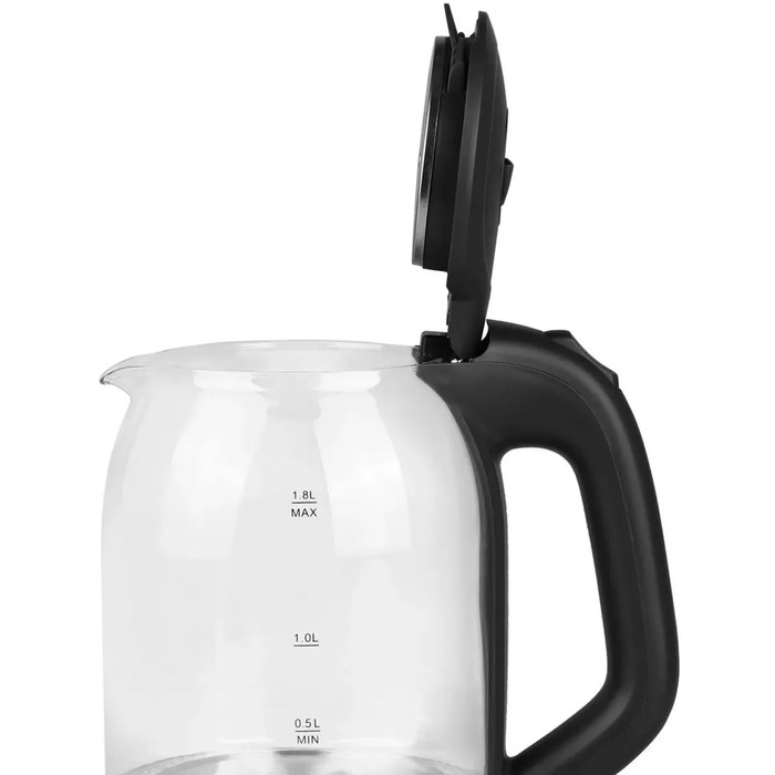 

Чайник электрический Blackton Bt KT1823G, стекло, 1.8 л, 1500 Вт, чёрный