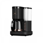 Кофеварка BQ CM7002, капельная, 800 Вт, 1.25 л, кофемолка, серебристо-чёрная - фото 321735548