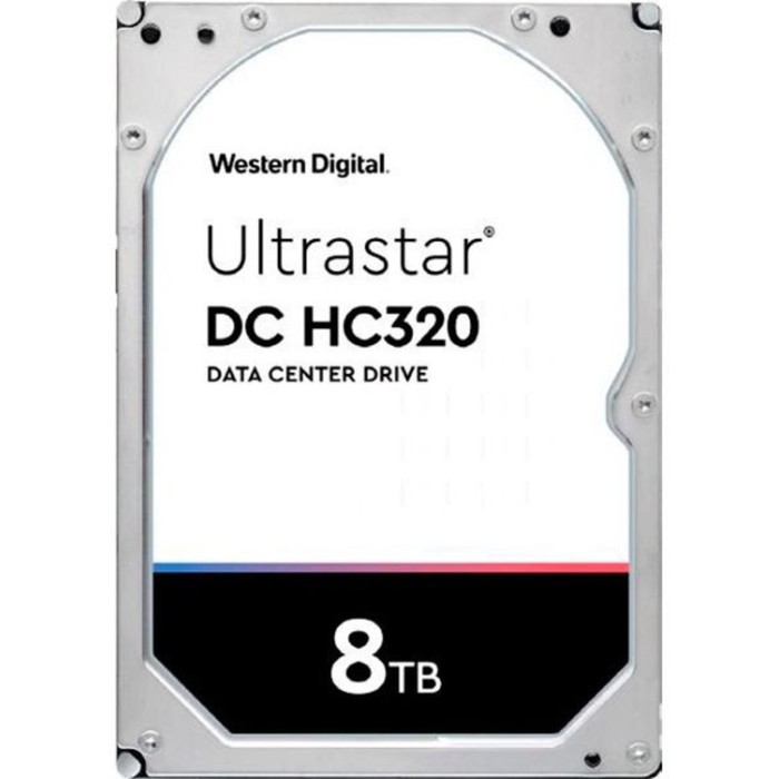 Жесткий диск WD SAS 3.0 8TB 0B36400 HUS728T8TAL5204 Ultrastar DC HC320 (7200rpm) 256Mb 3.5"   102933 - фото 51578341