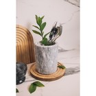 Подставка для столовых приборов Magistro, 15×12 см, цвет белый - фото 24751275