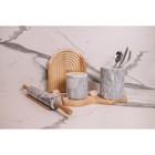 Подставка для столовых приборов Magistro, 15×12 см, цвет белый - фото 24751277