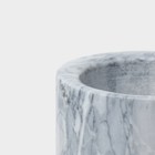 Банка для сыпучих продуктов Magistro Aleo, мрамор, 400 мл, d=10,5 см, цвет серый - Фото 3