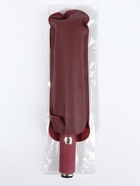 Зонт автоматический «Однотон», с фонарем, 3 сложения, 10 спиц, R=51/58 см, D=102 см, бордовый - Фото 4