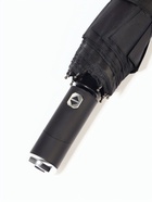 Зонт автоматический «Однотон», с фонарем, 3 сложения, 10 спиц, R=51/58 см, D=102 см, чёрный - Фото 4