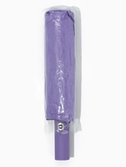 Зонт автоматический «Однотон», 3 сложения, 10 спиц, R=51/58 см, D=102 см, фиолетовый - Фото 6