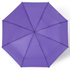 Зонт механический «Однотон», 3 сложения, 8 спиц, R = 48/56 см, D = 112 см, цвет МИКС - фото 12093494