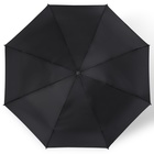 Зонт механический «Однотон», 3 сложения, 8 спиц, R = 48/56 см, D = 112 см, цвет МИКС - фото 12093496